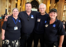 Left to right, Jo Copsey, Alan Bury, Brian Jones, Sue Griffin.